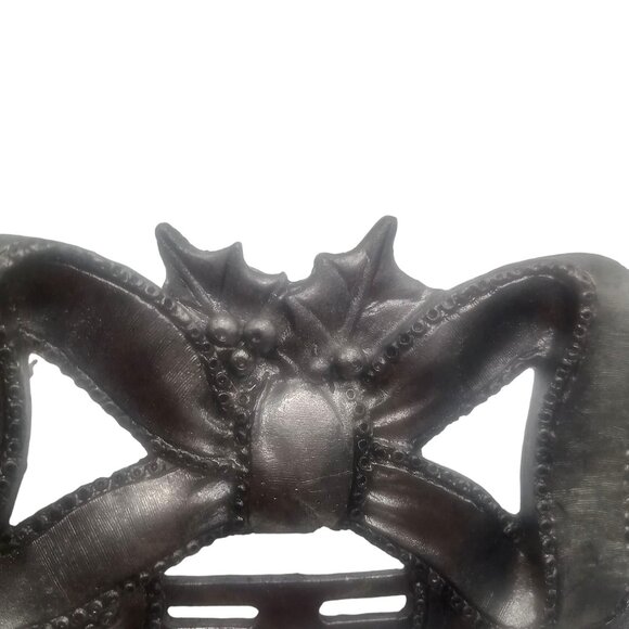 Metzke Pewter Signed1989 Bowtie Holly Hanging Christmas Design Rare Find Vintage - Picture 4 of 10